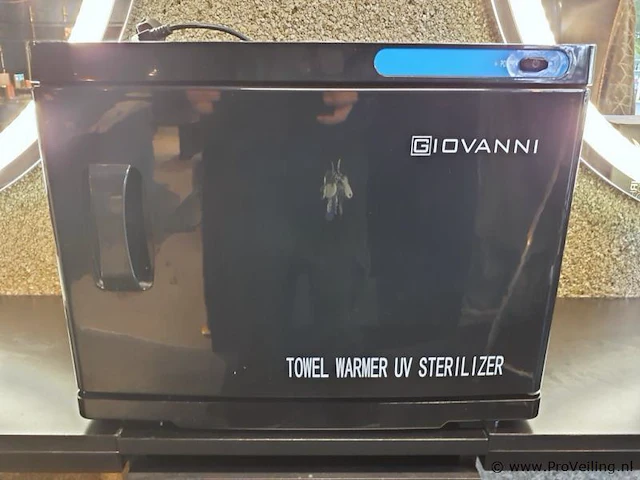 Giovanni handdoekverwarmer met uv-sterilisator rtd-23a - afbeelding 1 van  6