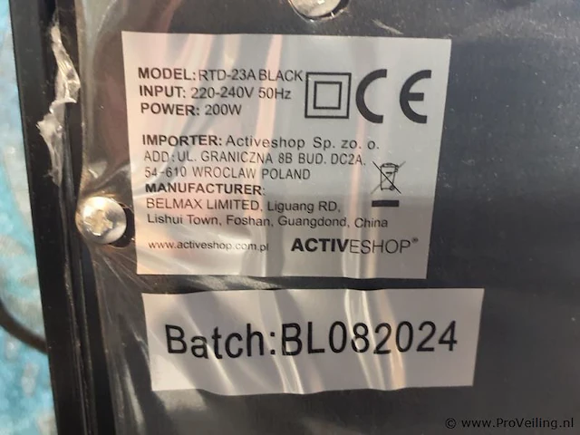Giovanni handdoekverwarmer rtd-23a - afbeelding 3 van  4