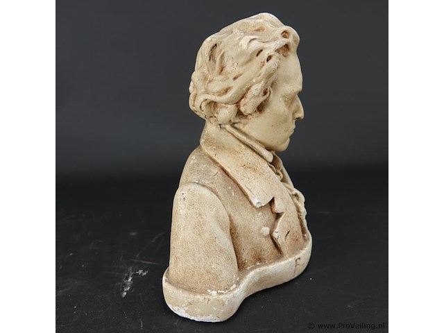 Gipsen buste beethoven - afbeelding 3 van  5