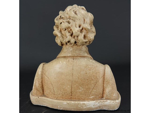 Gipsen buste beethoven - afbeelding 4 van  5