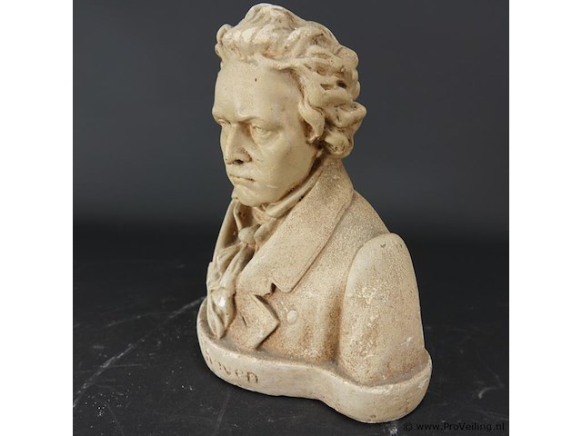 Gipsen buste beethoven - afbeelding 2 van  5