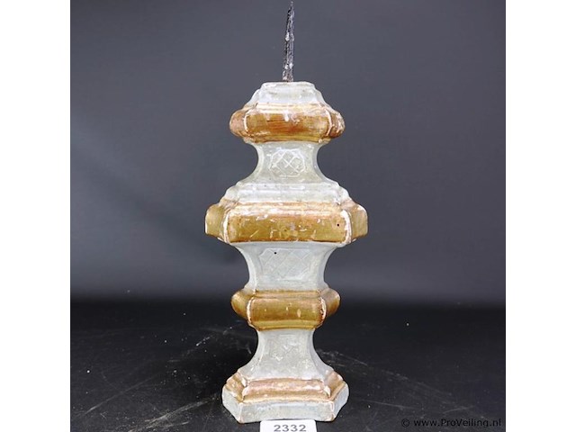 Gipsen kaarsenstandaard - afbeelding 1 van  5