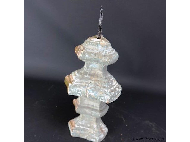 Gipsen kaarsenstandaard - afbeelding 3 van  5