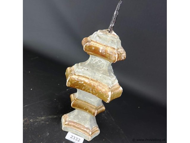 Gipsen kaarsenstandaard - afbeelding 2 van  5