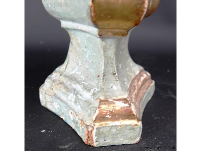 Gipsen kaarsenstandaard - afbeelding 4 van  5