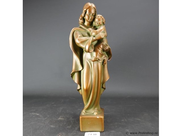 Gipsen maria met kind - afbeelding 1 van  5