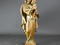 Gipsen maria met kind - afbeelding 1 van  5