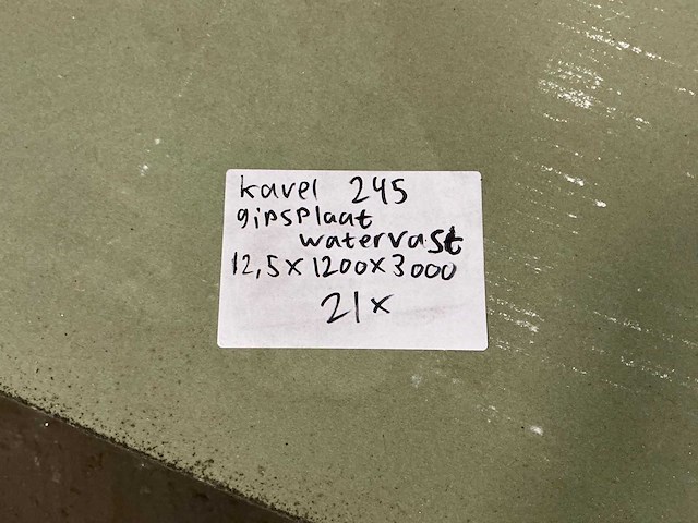 Gipsplaten watervast 12,5x1200x3000 mm (21x) - afbeelding 6 van  6