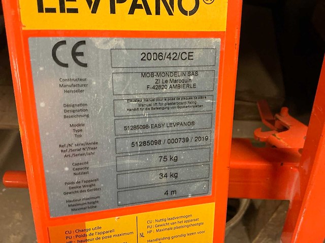 Gipsplatenlift - afbeelding 4 van  4
