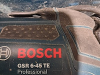 Gipsschroefmachine - 230v bosch, gsr 6-45 te, bouwjaar 2016 - afbeelding 4 van  5