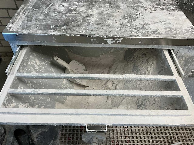 Gipstafel 180x80x200cm v.v. wasbak, gipsopslag met schroeftap - afbeelding 2 van  5