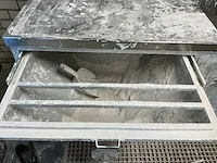 Gipstafel 180x80x200cm v.v. wasbak, gipsopslag met schroeftap - afbeelding 2 van  5
