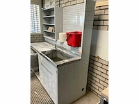 Gipstafel 180x80x200cm v.v. wasbak, gipsopslag met schroeftap - afbeelding 5 van  5
