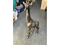 Giraffe beeld / sculptuur (100 cm) - afbeelding 2 van  3