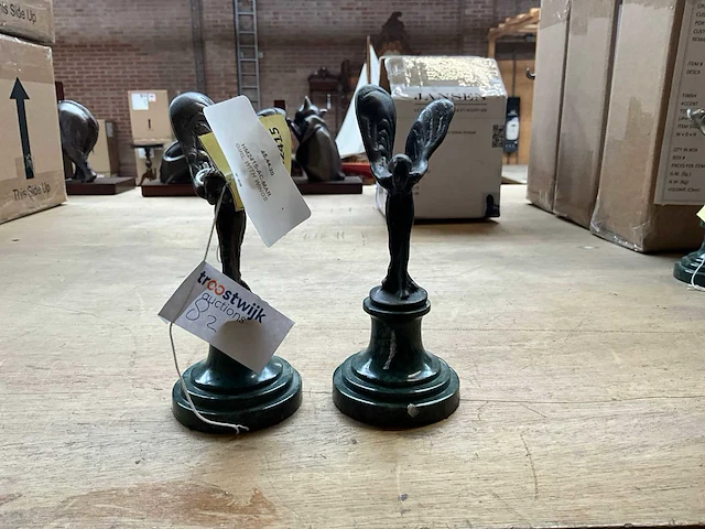 Girl with wings decoratief beeld (2x) - afbeelding 4 van  4