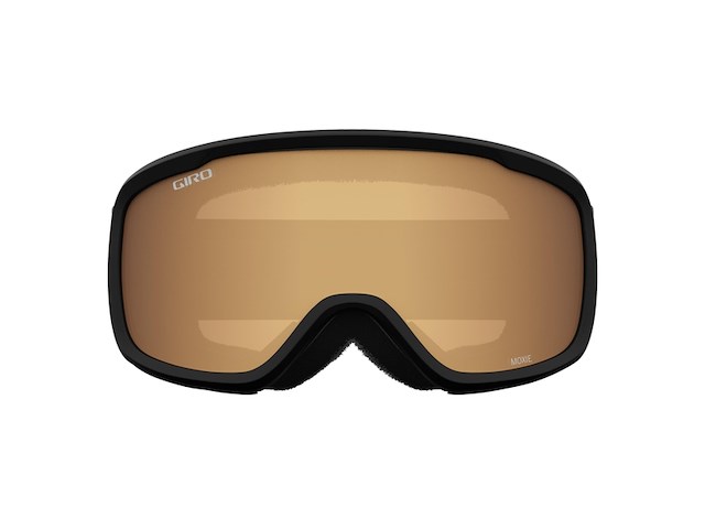 Giro moxie skibril dames zwart/wit met amber goud &geel glas - afbeelding 2 van  4