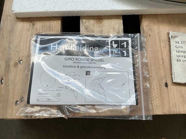 Giro spiegel (ø 80 cm) - afbeelding 3 van  3