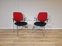 Giroflex - 353 bureaustoelen - desk chairs (2x) - afbeelding 1 van  8