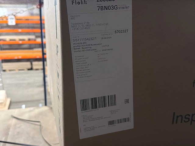 Giroflex bureaustoel (nieuw in doos) (5x) - afbeelding 3 van  3