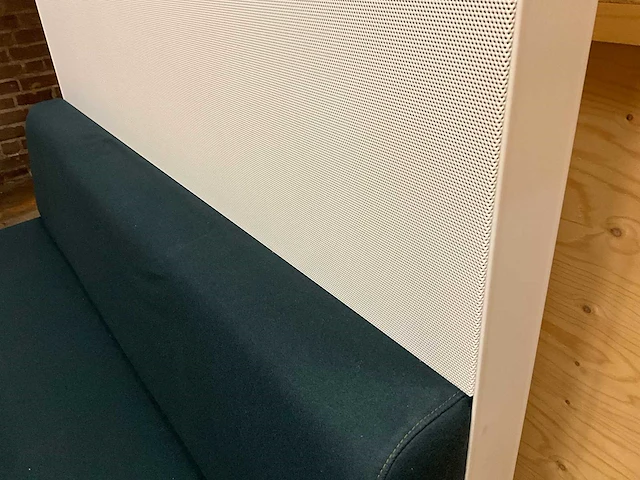 Gispen - ellen lounge - verrijdbare werkplek met een uitschuifbaar en in hoogte verstelbaar blad 140x130x142cm - afbeelding 4 van  12
