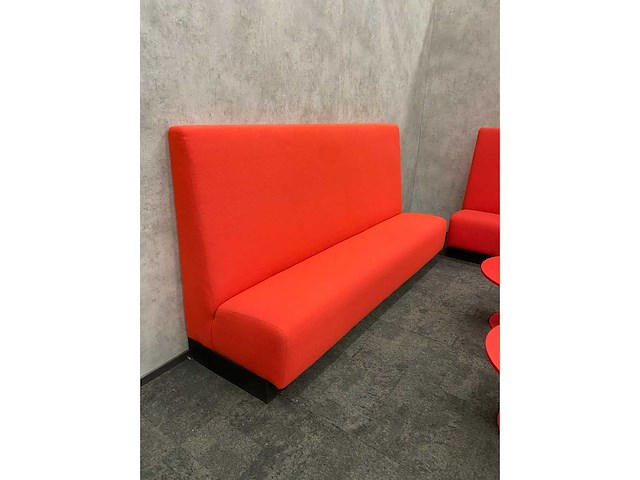 Gispen - lounge set - rood - afbeelding 4 van  16