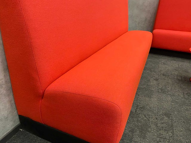 Gispen - lounge set - rood - afbeelding 6 van  16