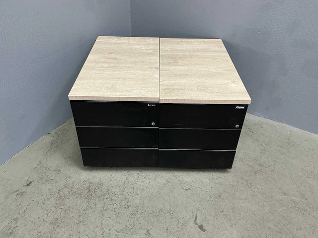 Gispen - rechthoek ladenkast 76x42,5x56 cm (2x) - afbeelding 6 van  10