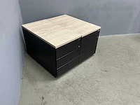 Gispen - rechthoek ladenkast 76x42,5x56 cm (2x) - afbeelding 1 van  10