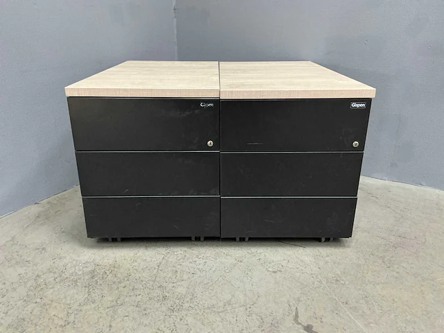 Gispen - rechthoek ladenkast 76x42,5x56 cm (2x) - afbeelding 2 van  10