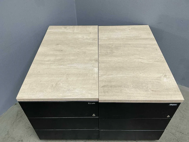 Gispen - rechthoek ladenkast 76x42,5x56 cm (2x) - afbeelding 10 van  10