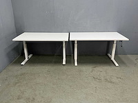 Gispen bureautafel 135/140x80 cm (2x) - afbeelding 2 van  9