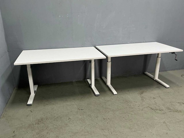 Gispen bureautafel 135/140x80 cm (2x) - afbeelding 3 van  9