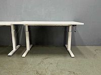 Gispen bureautafel 135/140x80 cm (2x) - afbeelding 5 van  9