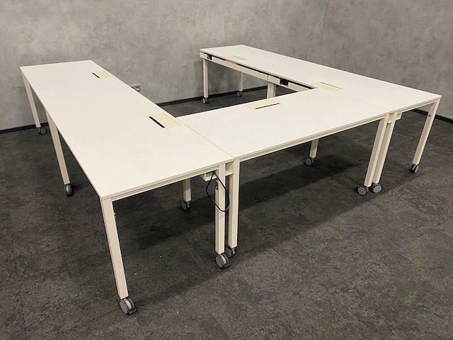 Gispen/ connection - 10p mobiele conferentie-/ cursisten opstelling - afbeelding 2 van  27