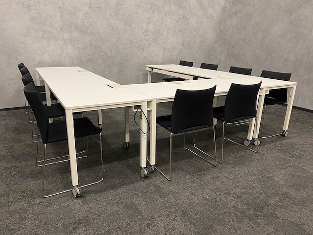 Gispen/ connection - 10p mobiele conferentie-/ cursisten opstelling - afbeelding 27 van  27