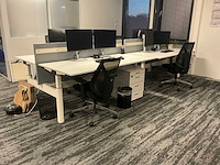 Gispen duo-bureau (4x) - afbeelding 1 van  9