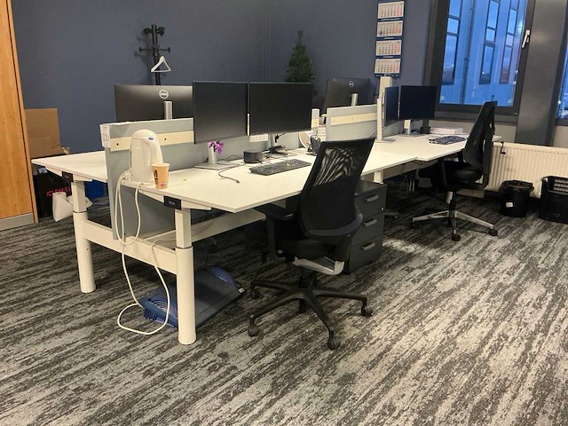 Gispen duo-bureau (4x) - afbeelding 1 van  8