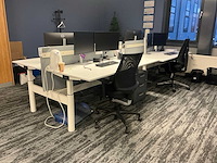 Gispen duo-bureau (4x) - afbeelding 1 van  8