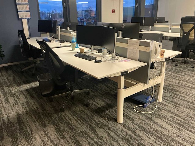 Gispen duo-bureau (4x) - afbeelding 2 van  8