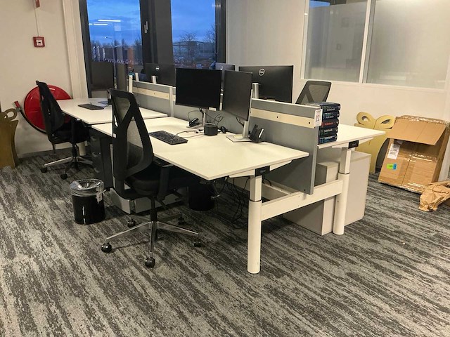 Gispen duo-bureau (4x) - afbeelding 3 van  8