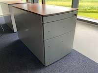 Gispen, girsbergen bureau, bureaustoel en ladeblok (3x) - afbeelding 3 van  19