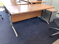 Gispen, girsbergen bureau, bureaustoel en ladeblok (3x) - afbeelding 5 van  19
