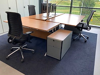 Gispen, girsbergen bureau, bureaustoel en ladeblok (3x) - afbeelding 12 van  19
