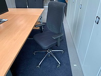 Gispen, girsbergen bureau, bureaustoel en ladeblok (3x) - afbeelding 14 van  19
