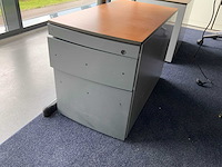 Gispen, girsbergen bureau, bureaustoel en ladeblok (3x) - afbeelding 15 van  19