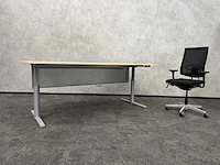 Gispen/ sedus - zit-zit slinger bureau 220x100 met bureaustoel - afbeelding 20 van  25