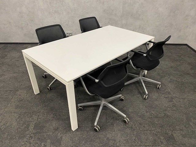 Gispen/ steelcase - 4 persoons vergaderset 180x100 - afbeelding 9 van  13