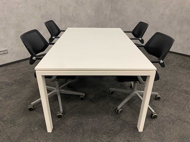 Gispen/ steelcase - 4 persoons vergaderset 180x100 - afbeelding 10 van  13