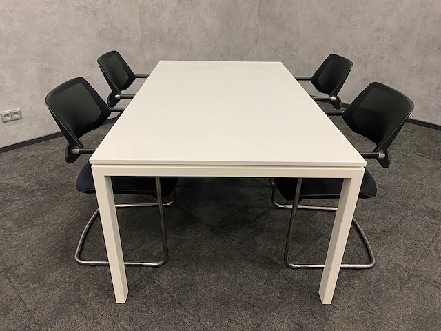Gispen/ steelcase - 4 persoons vergaderset 180x100 - afbeelding 2 van  12