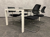 Gispen/ steelcase - 4 persoons vergaderset 180x100 - afbeelding 4 van  12